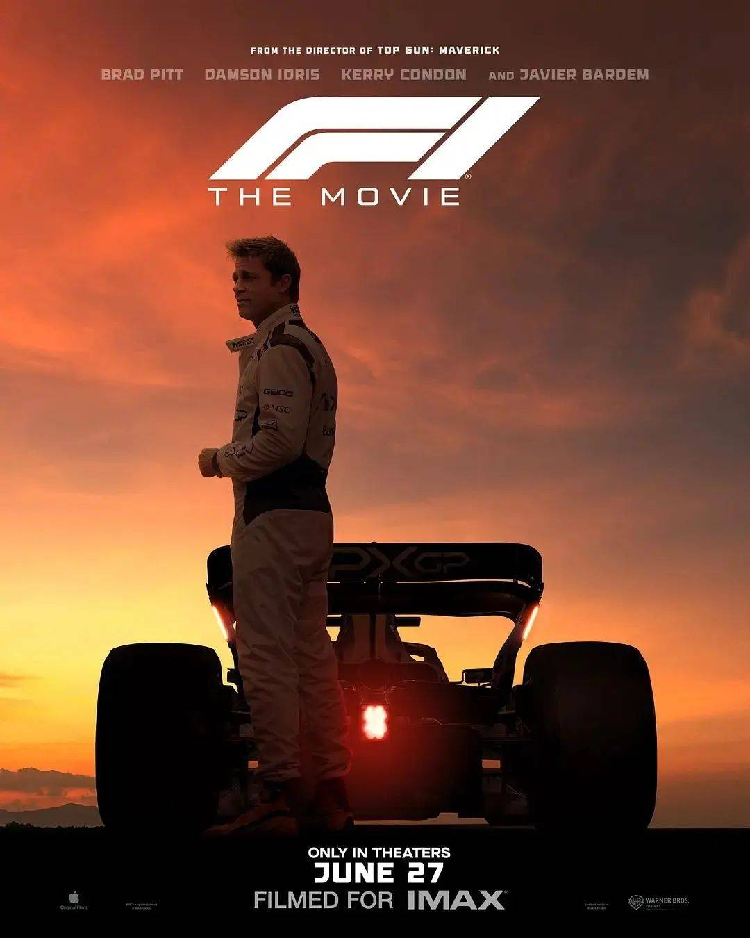 票房亮眼口碑炸裂！皮特《F1：狂飙飞车》或拍续集